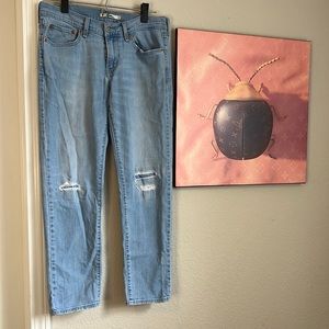 Levi’s 90’s Boyfriend Light Wash Straight Leg Jeans size 27